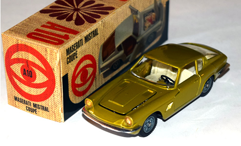 ミニカー MEBETOYS A-10 MASERATI MISTRAL COUPE Maserati Mistral Coupe #A-10 USSR remake 1:43